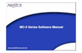 MC-5 Series Software Manual - sah.co.rs · MC-5 Series Manual Menu： 2.Introdustion： (1)Panel Function (2)Special Function 1.Setup 3.Contact us