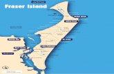 Sandy Cape Lady Elliot Island Fraser Island · Booomerang Lakes Maheno Wreck Pelican Banks Hook Point Inskip Point Eurong Kingﬁsher Bay Eli Creek Indian Head Orchid Beach Fraser