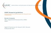 AARC blueprint guidelines - EGI (Indico) · 2017-11-30 · Final draft •AARC2-JRA1.1F ... components, profiles, etc. •Input for the upcoming GÉANT two-factor authentication solution