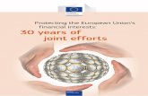 Protecting the European Union’s financial interests: …ec.europa.eu/.../files/pif_2018_30_years_brochure_en.pdf(OJ L 330, 14.12.2011, p. 39). For any use or reproduction of photos