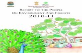 REPORT To THE PEOPLE ON ENVIRONMENT AND FORESTS 2010 …€¦ · 648422 MiDiltry ofEn"rimmnent and Forem """""'" OF ..... REPORT To THE PEOPLE ON ENVIRONMENT AND FORESTS 2010-11