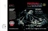 P2A 2Z1 Parry Sound, Ontario FESTIVAL OF THE SOUND WHERE ...€¦ · 2 1.866.364.0061 705.746.2410 3 DIRECTOR’S MESSAGE 2020 Festival of the Sound's Home Stage – Charles W. Stockey