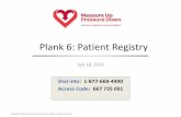 Plank 6: Patient Registry - Measure Up/Pressure Down · 2013-12-03 · 2013 q4 (2013 q1 – 2013 q4) 2014 4q (2014 q1 – 2014 q4) 2015 4q (2015 q1 – 2015 q4) Reporting Periods: