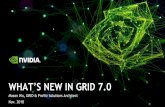 WHAT’S NEW IN GRID 7€¦ · Product Portfolio Manager SOLIDWORKS Visualize (Iray) Render Time 94% Faster 1x Tesla V100 2x Tesla V100 Up to 94% Faster Render Time Using Multi-GPU