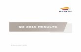 Q3 2016 RESULTS - Repsol · 2017-03-02 · Q3 2016 RESULTS 3 comparison with the earnings of sector peers and enables analysis of the underlying business performance by stripping