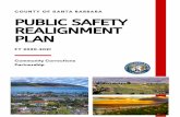 PLAN REALIGNMENT PUBLIC SAFETY · The FY 2020-2021 Realignment Plan provides a summary of Santa arbara ountys approach to address the population noted. In addition, the plan addresses