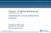 Cairns Tropical Workshop - fnqroc.qld.gov.au · State Valuation Service 1.6 million statutory land valuations SVS valuers and administration officers are located in 19 offices across
