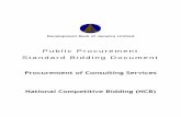 Public Procurement Standard Bidding Documents3.amazonaws.com/ran-s3/dbankjm.com/wp-content/... · REQUEST FOR PROPOSAL RFP #: DBJ-020/08 Assignment Title: CONSULTING SERVICES - TRANSACTION