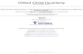 Gifted Child Quarterly Files/GENTRY/2009._Gentry._Racial.pdfKeywords: Gifted, Race, Ethnicity, Asian American, Representation, Identification, Underrepresentation R epresentation by