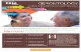 GERONTOLOGYcaassistedliving.org/pdf/workforce/university-geron-web.pdfl Employers are actively seeking gerontology graduates with an understanding of the social, biological, and psychological