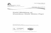 C231-17 Field Welding of Stainless-Steel Water Pipe · 2017-11-27 · iii Committee Personnel The Steel Water Pipe Manufacturers Technical Advisory Committee (SWPMTAC) Task Group