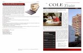 Page 4 COLETrain Fall 2010 COLETrainiep.jsu.edu/library/pdfs/cole_train/vol9no1.pdf · The COLETrain The Inside Track to the Houston Cole Library Vol. 9 No. 1 Fall 2010 Library extends