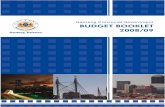 Gauteng - Budget Booklet 2008-09 budget... · 3 Budget 2008/09 Gauteng Budget 2008/09 The fundamental objective of tabling the 2008/09 budget for Gauteng Province is to inform citizens