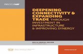 DEEPENING CONNECTIVITY & EXPANDING TRADE THROUGH … · 2018-04-12 · Infrastructure and Improving Synergy ANNEX 1: RECCA National Focal Points ANNEX 2: ... Afghanistan’s historical