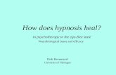 in psychotherapy in the ego-free state · Hypnose Stroop Interference „What color is the word?“ „ Green“(incorrect) Following the hypnotic suggestion: “Senseless syllable“
