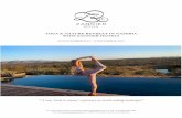 Zannier Hotels Namibia Yoga Nature Retreat - December 2019 · For more information email adevaucleroy@zannier.com or call +32 (0)493 964 288 Visit for more information about our properties.