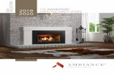 GAS 2019 THE FIREPLACE INSERT SERIES 2020...Fun, peace of mind, energy efficiency, innovation, custom designs and comfort control define the Ambiance® Fireplace & Grill products.