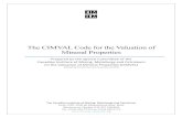 The CIMVAL Code for the Valuation of Mineral Properties · Mineral Property Valuation and the preparation of a Valuation Report. 5 CIMVAL CODE 2019 Edition November 29, 2019. Any
