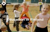 Education in Finland - Peda.net · population 5.4 million (18 inhabitants / sq. km) two official languages: Finnish and Swedish foreigners: 4.8 % of the population education level