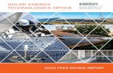 SOLAR ENERGY TECHNOLOGIES OFFICE · technologies to stakeholders and decision-makers.” It would be helpful to inform stakeholders and decision-makers on how the range of technologies