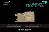 > PRINT > COPY > SCAN > FAX POWERING...Basic copy, print and scan functionality you expect from your MFP meets the power of advanced business applications. From document management