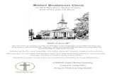 Bedford Presbyterian Church · 2020-06-28 · Bedford Presbyterian Church 105 West Main Street, Bedford, Virginia From 1844 to 2020 (176 Years) Week of June 28th We will continue