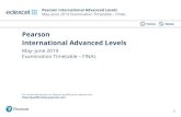 Pearson International Advanced LevelsOrganic Chemistry WCH04 4-Jun-19 PM 1h 40m Chemistry Unit 5: General Principles of Chemistry II - Transition Metals and Organic Nitrogen Chemistry