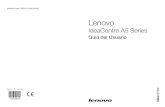 Lenovo Ideacentre A5 Series Ug V1.0 Aug 2012 Spanish User ......y soporte técnico de Windows. Para abrir el archivo de Ayuda y soporte técnico de Windows, siga estos pasos: • Seleccione