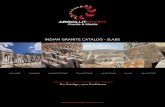 INDIAN GRANITE CATALOG - SLABS · indian granite catalog - slabs. granite - marble - quartzstone- travertine - limestone - slate - quartzite