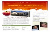 the Power of Partnershipcdn1.media.zp-cdn.com/54520/Fall-2014-Newsletter-96b655.pdfTHE POWER OF PARTNERSHIP! FALL 2014 3 Cleo’s Biscuits Turkey Apple Biscuits 2 cups whole wheat