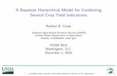 A Bayesian Hierarchical Model for Combining Several Crop ..._Presentations_and...Anderson, E. (2012). A Bayesian approach to estimating agricultural yield based on multiple repeated