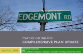 Town of Greenburgh COMPREHENSIVE PLAN UPDATE€¦ · COMPREHENSIVE PLAN UPDATE Ferrandino & Associates Inc. with . Dvirka and Bartilucci, Fitzgerald & Halliday, Inc., Fairweather