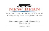 Departmental Monthly Reports - New Bern, NC Reports...4 City of New Bern | Departmental Monthly Reports |January 2019 Development Services CDBG: • 16/17: Total amount of funding
