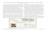 The South Africa Christmas Stamp Project,1929-1965 · The South Africa Christmas Stamp Project,1929-1965 by Franco Frescura miners examined were suffering from TB, while another 7.3%