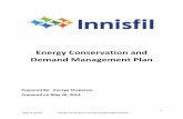 Energy Conservation and Demand Management Plan...Town of Innisfil Energy Conservation and Demand Management Plan Energy Conservation and Demand Management Plan Prepared By: George