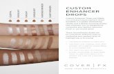 CELESTIAL MOONLIGHT SUNLIGHT CANDLELIGHT SUNKISSED BRONZER SUNSET BRONZER CUSTOM ... · 2016-07-01 · Custom Enhancer Drops are highly concentrated liquid pigment drops available