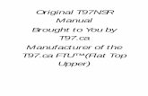 Original T97NSR Manual Brought to You by T97.ca ... · Thi* is the safety Adequate attention must be [Mid to this on disassembling and reassembling the rifle. The sure. direction