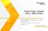 YEAR END TOWN HALL MEETING - Controller's Office€¦ · YEAR END TOWN HALL MEETING WEDNESDAY, MARCH 21, 2018 9AM – NOON. CLOUGH COMMONS AUDITORIUM. ROOM 152. ... Fiscal Year-end