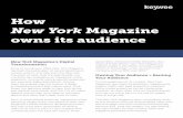 New York Magazine owns its audience - Keywee · New York Magazine owns its audience New York Magazine’s Digital Transformation Since its founding in 1968, New York Magazine has