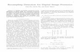 Resampling Detection for Digital Image Forensicscs229.stanford.edu/proj2011/HoMaMeyer-Resampling...2011/11/17  · With the proliferation of digital images and pow-erful image editing