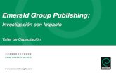 Emerald Group Publishing de uso Bases...Univ. de los Andes Univ. Adolfo Ibáñez PUC Javeriana Univ. de los Andes EAFIT Univ. Nacional de Colombia ... Novedades por área Nuevos títulos,