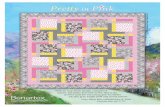 With an easy block design, using fresh daisies, fun polka ... · FINISHED QUILT SIZE: 60" x 72" Note: If this Benartex pattern is included in a kit, any questions about the kit should
