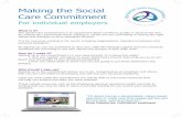 Making the Social Care Commitment â€¢ The employee commitment in full â€¢ The employer commitment in