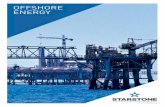 OFFSHORE ENERGY - StarStone Insurance€¦ · STARSTONE PROVIDES OFFSHORE ENERGY COVERAGE THROUGH: Syndicate 1301 ... Through Lloyd’s, Syndicate 1301 is licenced and authorised