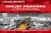 INKJET PRINTERS - FLAAR-REPORTSflaar-reports.org/wp-content/uploads/woocommerce... · INKJET PRINTERS of every size and shape of every and all key brands WHAT TO EXPECT AT APPPEXPO