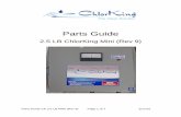 Parts Guide CK 2.5 Mini Rev 9 · 47e “O” Ring 94004970 48 Complete Install Kit 3’ ... 49 Akenstrut Clamp3 PCR300 50 PVC Cap for MINI VC0437-01000A010 49 47b 50 48 47e 47d 47c
