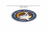 American Cavalier King Charles Spaniel Club, Inc. Health ...ackcscharitabletrust.org/images/Charitable_Trust/PDF/ACKCSC_200… · available for canine health studies are the electronic