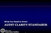 AUDIT CLARITY STANDARDS...AU-Cs 700, 705, 706: Reporting AU Section Superseded Type of Change 410 Adherence to Generally Accepted Accounting Principles All 700 Forming an Opinion and