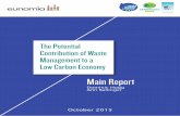 The Potential Contribution of Waste Management to a Low ... … · Report commissioned by Zero Waste Europe in partnership with Zero Waste France and ACR+ Prepared by Ann Ballinger