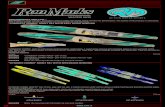 NEWS 2016 RON MARKS WATER SKI RON MARKS WATER SKI · NEWS 2016 RON MARKS WATER SKI 69 "BUCCANEER COMBO" SKI WITH SPEEDLOCK BINDING Technical features Length 165 cm 505015 %8&&$1((5
